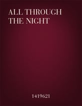 All Through the Night TTBB choral sheet music cover